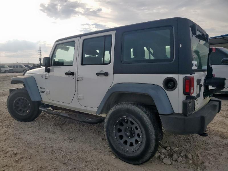 1C4BJWKG4DL635097 - 2013 JEEP WRANGLER U SPORT Biały zdjęcie 2