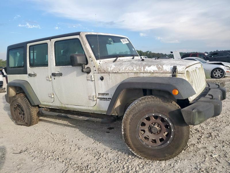 1C4BJWKG4DL635097 - 2013 JEEP WRANGLER U SPORT Biały zdjęcie 4