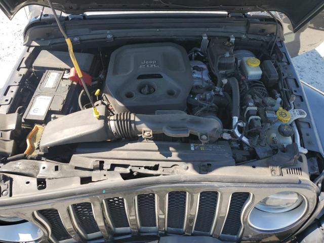 1C4HJXEN5JW302217 - 2018 JEEP WRANGLER U SAHARA Մոխրագույն լուսանկար 12