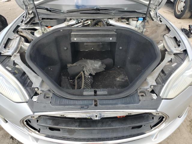 5YJSA1DP7DFP17795 - 2013 TESLA MODEL S SILVER photo 11