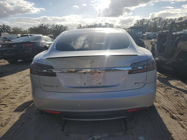 5YJSA1DP7DFP17795 - 2013 TESLA MODEL S SILVER photo 6