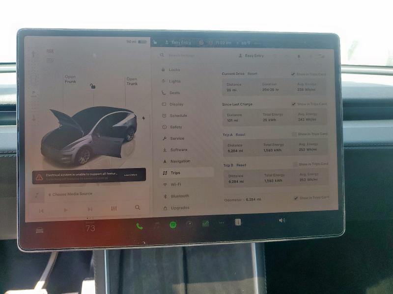 7SAYGDEE0TA383390 - 2026 TESLA MODEL Y GRAY photo 9