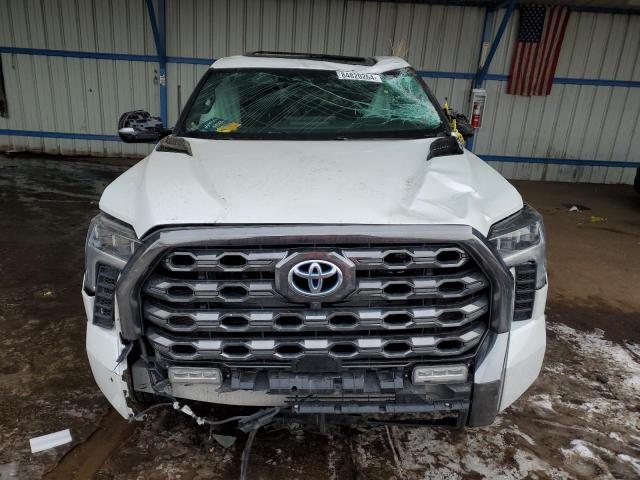 5TFNC5DB3PX033243 - 2023 TOYOTA TUNDRA CREWMAX PLATINUM თეთრი ფოტო 5