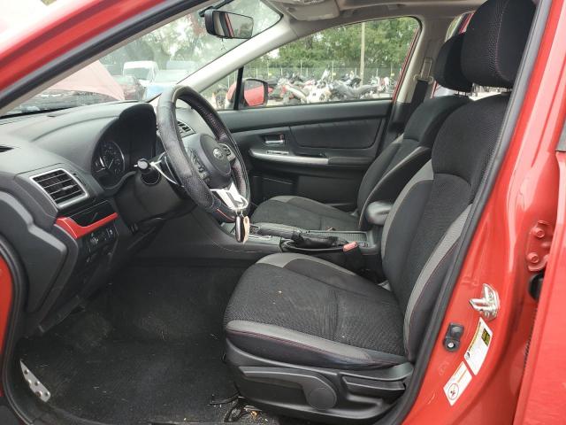 JF2GPABC3H8201106 - 2017 SUBARU CROSSTREK PREMIUM წითელი ფოტო 7