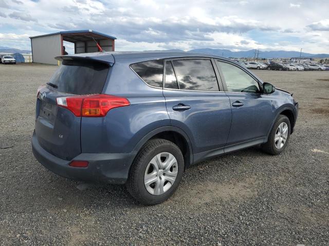 JTMZFREV2ED037131 - 2014 TOYOTA RAV4 LE Синій фото 3