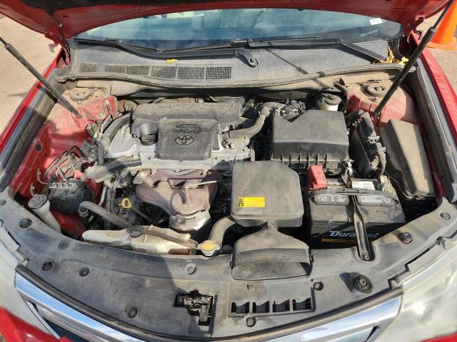 4T4BF1FK8CR270419 - 2012 TOYOTA CAMRY BASE წითელი ფოტო 11