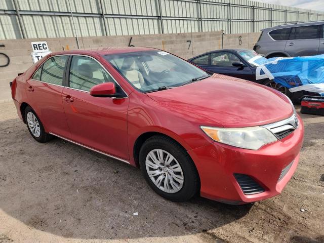 4T4BF1FK8CR270419 - 2012 TOYOTA CAMRY BASE წითელი ფოტო 4