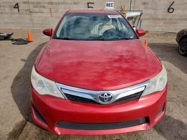 4T4BF1FK8CR270419 - 2012 TOYOTA CAMRY BASE წითელი ფოტო 5