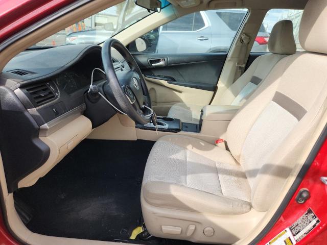 4T4BF1FK8CR270419 - 2012 TOYOTA CAMRY BASE წითელი ფოტო 7