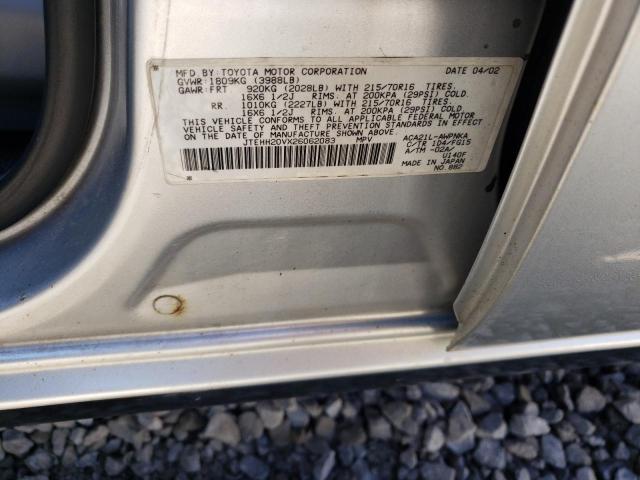 JTEHH20VX26062083 - 2002 TOYOTA RAV4 银色 照片 13