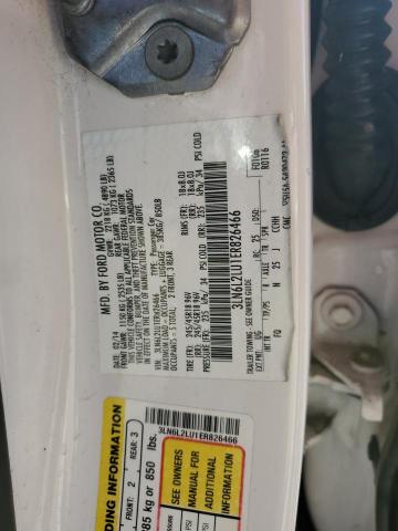 3LN6L2LU1ER826466 - 2014 LINCOLN MKZ HYBRID WHITE photo 12