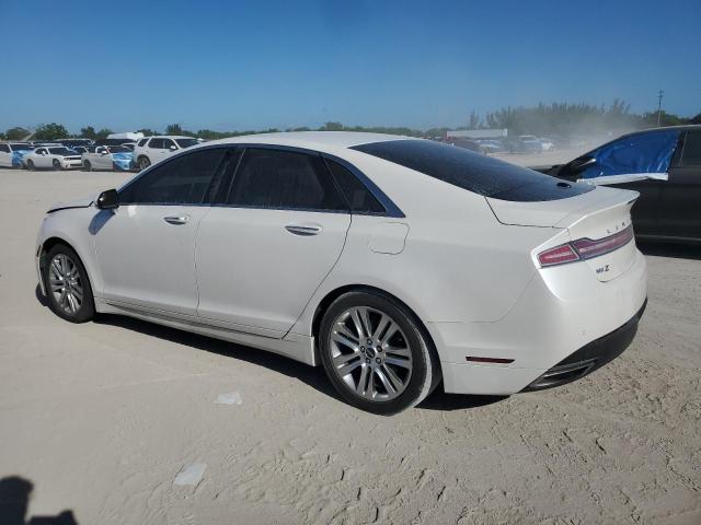 3LN6L2LU1ER826466 - 2014 LINCOLN MKZ HYBRID WHITE photo 2