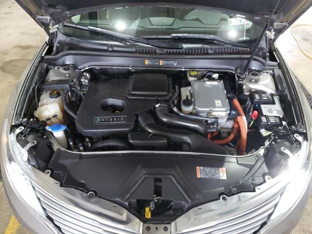 3LN6L2LU4GR601977 - 2016 LINCOLN MKZ HYBRID 银色 照片 11