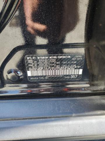 JA4AP3AU3KU004911 - 2019 MITSUBISHI OUTLANDER ES 黑色 照片 12