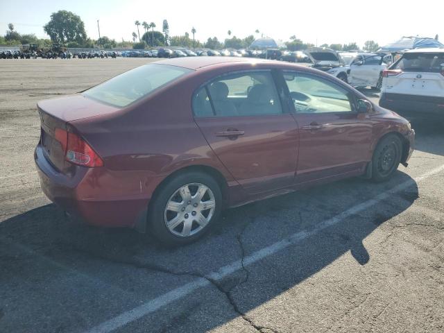 1HGFA16598L055039 - 2008 HONDA CIVIC LX ბურგუნდია ფოტო 3