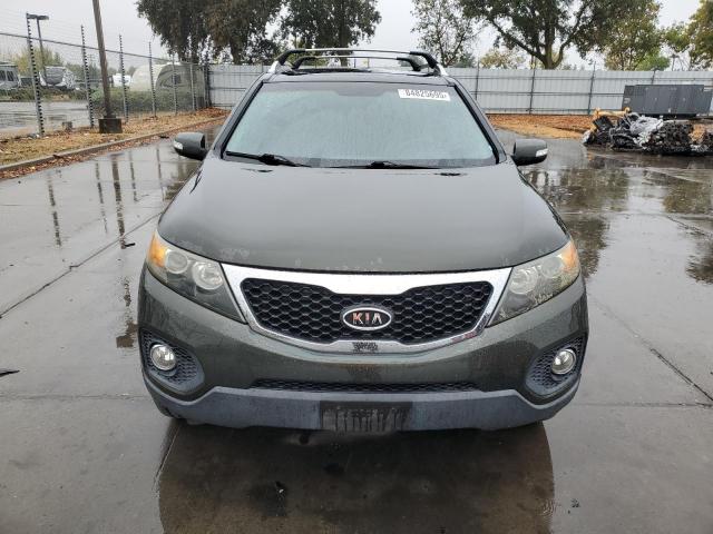 5XYKUDA22BG164481 - 2011 KIA SORENTO EX GREEN photo 5