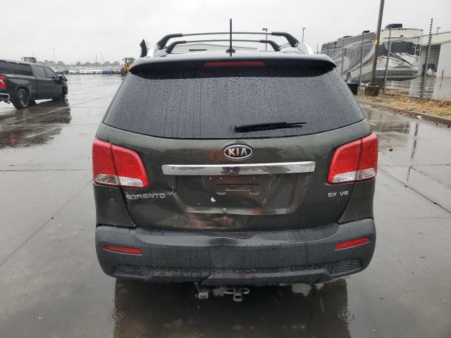 5XYKUDA22BG164481 - 2011 KIA SORENTO EX GREEN photo 6
