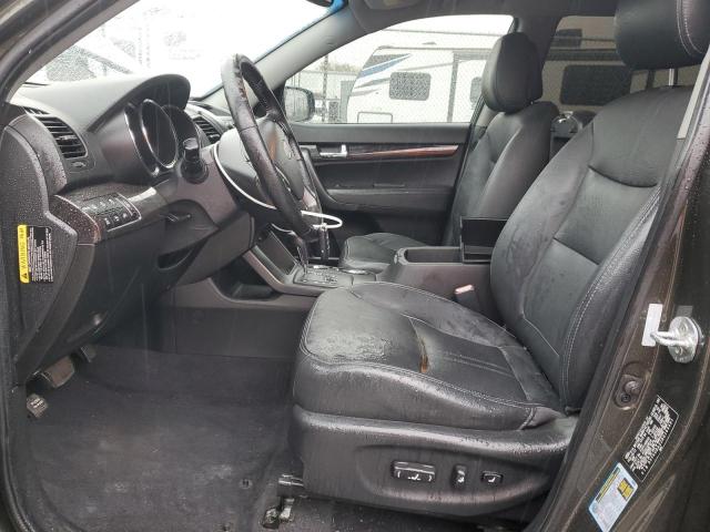 5XYKUDA22BG164481 - 2011 KIA SORENTO EX GREEN photo 7