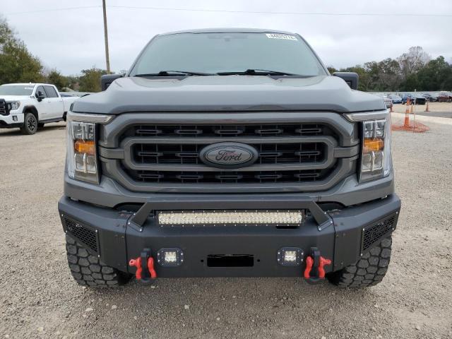 1FTFW1ED6MFB85264 - 2021 FORD F150 SUPERCREW CHARCOAL photo 5