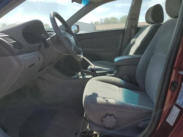 4T1BE32K22U016251 - 2002 TOYOTA CAMRY LE MAROON photo 7