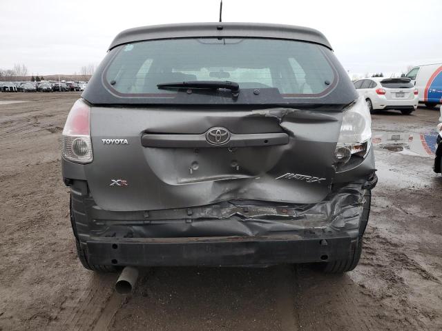 2T1KR32E36C598771 - 2006 TOYOTA COROLLA MA XR GRAY photo 6