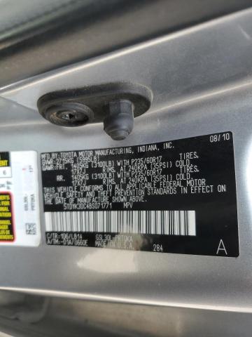 5TDYK3DC4BS071771 - 2011 TOYOTA SIENNA XLE 蓝色 照片 13