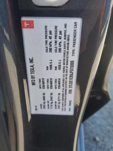 5YJ3E1EB6JF076999 - 2018 TESLA MODEL 3 Сірий фото 12
