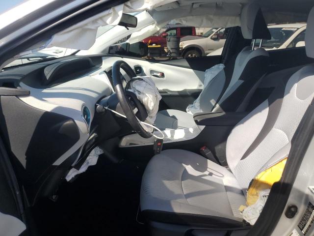 JTDKARFU8H3033536 - 2017 TOYOTA PRIUS SILVER photo 7