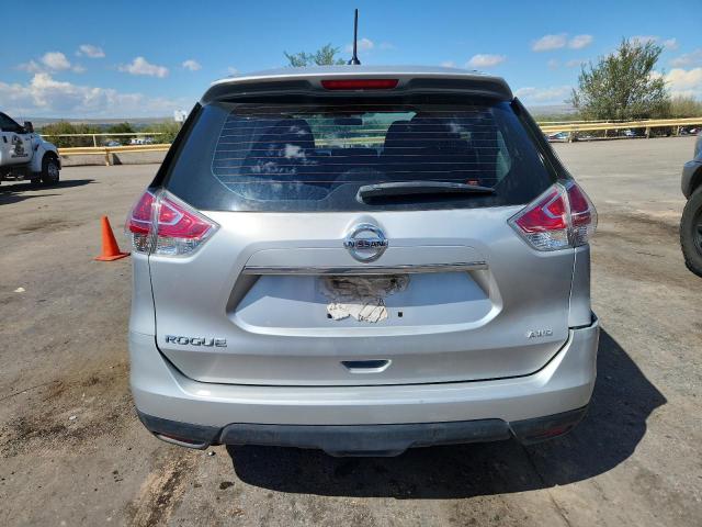 KNMAT2MV1GP642063 - 2016 NISSAN ROGUE S SILVER photo 6