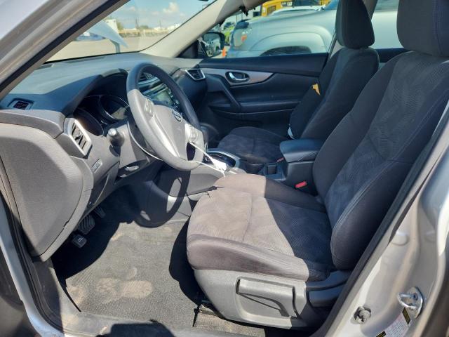 KNMAT2MV1GP642063 - 2016 NISSAN ROGUE S SILVER photo 7