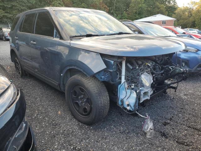 1FM5K8AR6JGA44309 - 2018 FORD EXPLORER POLICE INTERCEPTOR Синій фото 4