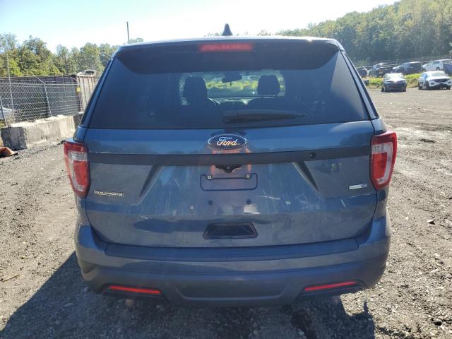 1FM5K8AR6JGA44309 - 2018 FORD EXPLORER POLICE INTERCEPTOR Синій фото 6