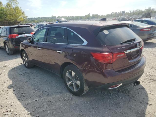 5FRYD4H26GB035138 - 2016 ACURA MDX BURGUNDY photo 2