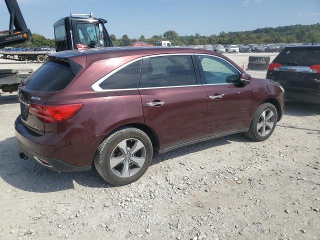 5FRYD4H26GB035138 - 2016 ACURA MDX BURGUNDY photo 3
