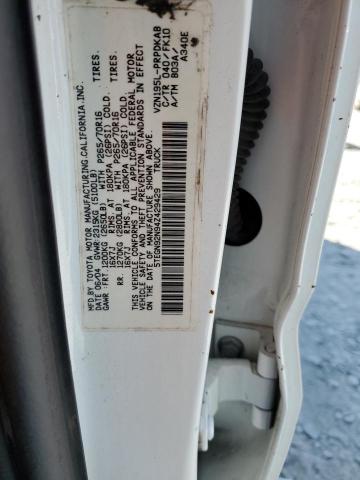 5TEGN92N94Z429429 - 2004 TOYOTA TACOMA DOUBLE CAB PRERUNNER WHITE photo 12