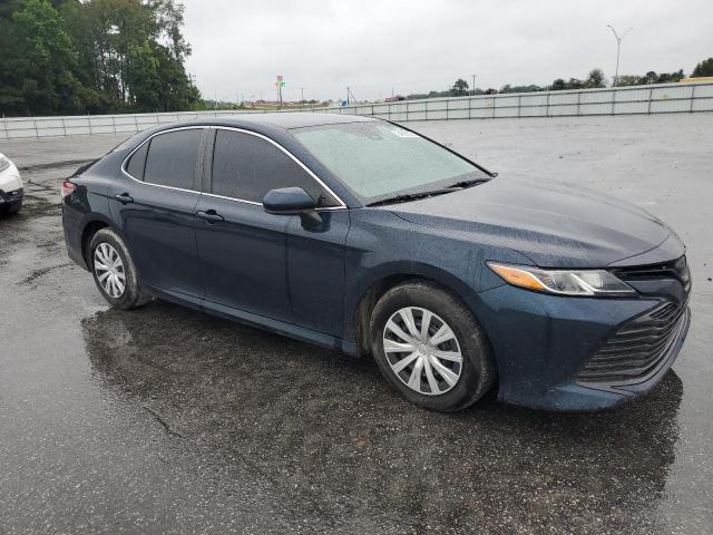 4T1B11HK8KU765496 - 2019 TOYOTA CAMRY L BLUE photo 4