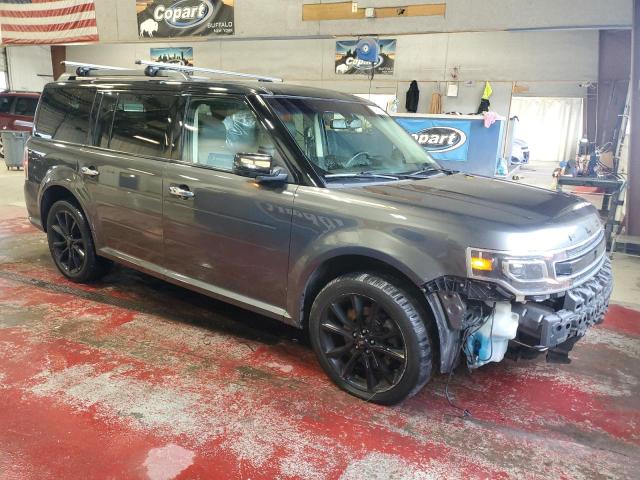 2FMHK6D87KBA32702 - 2019 FORD FLEX LIMITED GRAY photo 4