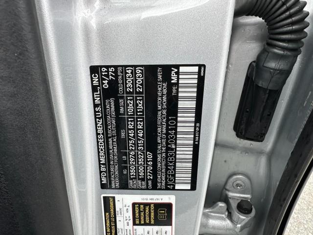 4JGFB4KB3LA034101 - 2020 MERCEDES-BENZ GLE 350 4MATIC SILVER photo 10