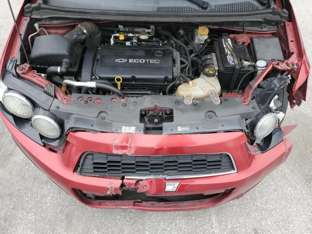 1G1JC5SG7D4253701 - 2013 CHEVROLET SONIC LT RED photo 11