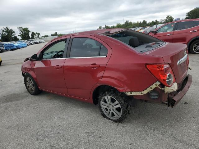 1G1JC5SG7D4253701 - 2013 CHEVROLET SONIC LT RED photo 2