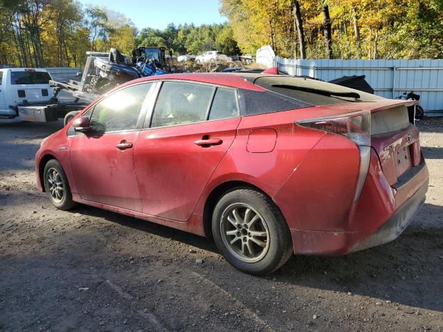 JTDKBRFUXG3509023 - 2016 TOYOTA PRIUS RED photo 2