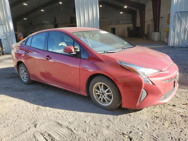 JTDKBRFUXG3509023 - 2016 TOYOTA PRIUS RED photo 4
