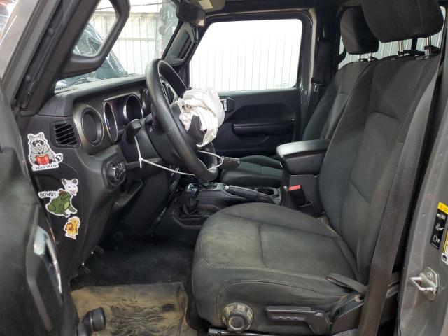 1C4HJXDN7MW562351 - 2021 JEEP WRANGLER UNLIMITED SPORT GRAY photo 7