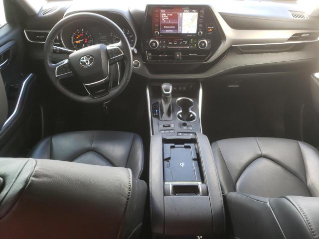 5TDHZRBH4LS508831 - 2020 TOYOTA HIGHLANDER XLE Azul foto 8