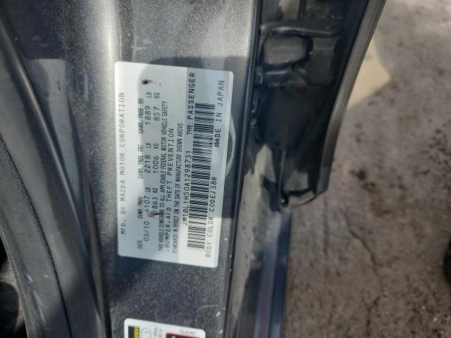 JM1BL1H50A1298731 - 2010 MAZDA 3 S ნაცრისფერი ფოტო 12