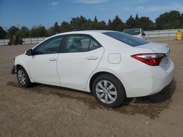 2T1BURHE8FC287314 - 2015 TOYOTA COROLLA L WHITE photo 2