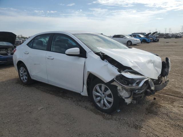 2T1BURHE8FC287314 - 2015 TOYOTA COROLLA L WHITE photo 4
