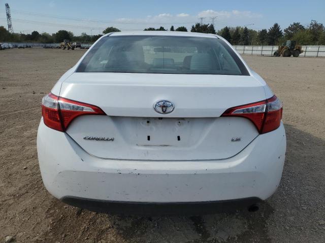 2T1BURHE8FC287314 - 2015 TOYOTA COROLLA L WHITE photo 6