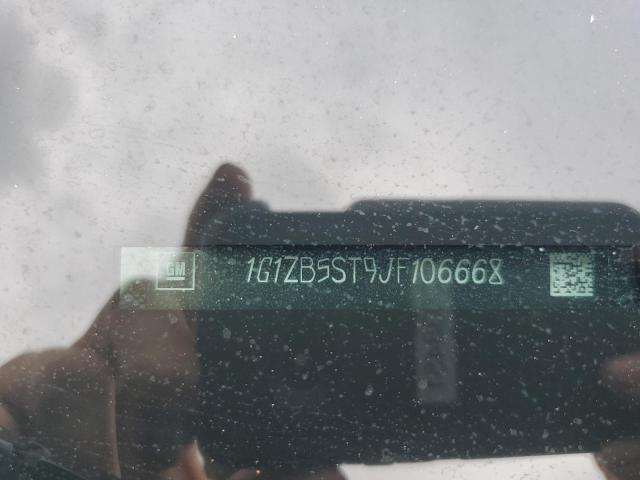 1G1ZB5ST9JF106668 - 2018 CHEVROLET MALIBU LS 灰色 照片 12