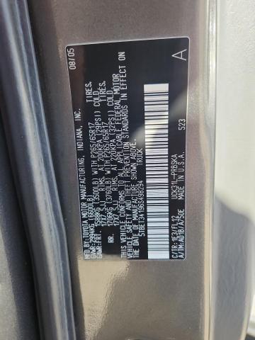 5TBET34196S498294 - 2006 TOYOTA TUNDRA DOUBLE CAB SR5 GRAY photo 12